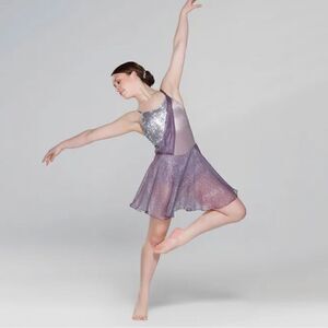 Revolution Dance REVRC17013 Purple Photograph Dance Coatume Size Small